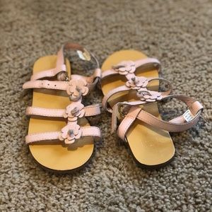 Janie and Jack Light pink sandals - 10